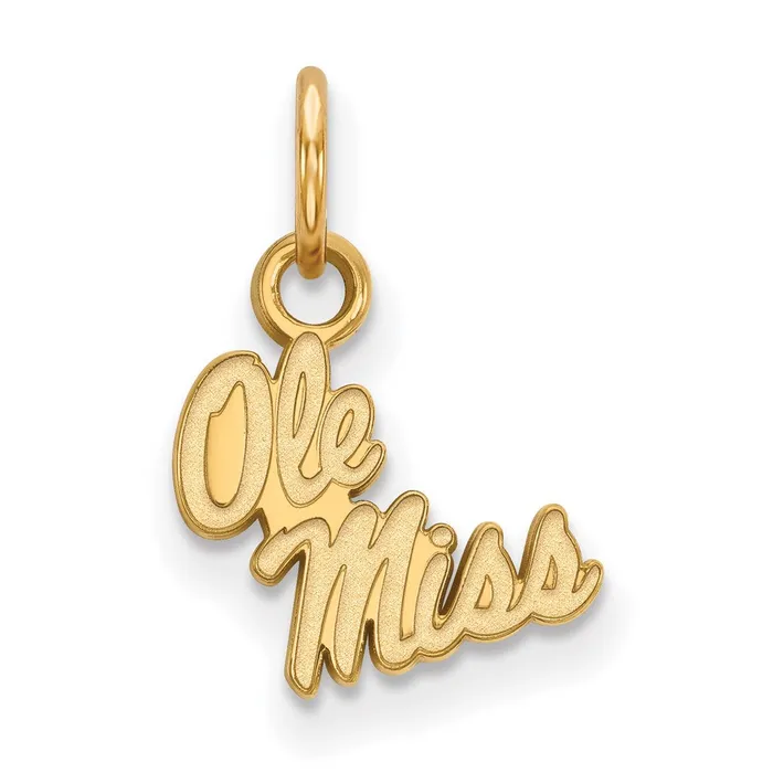TreasureFineJewelers Necklaces 10K Yellow Gold University of Mississippi XS Pendant TreasureFineJewelers Necklaces 10K Yellow Gold University of Mississippi XS Pendant