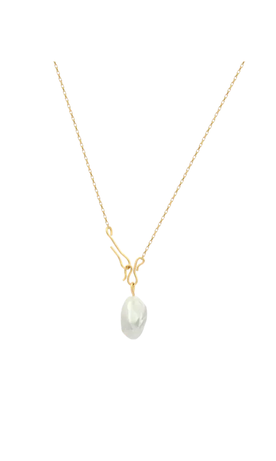 Necklaces Ourainia Pearl Pendant Faeber Studio