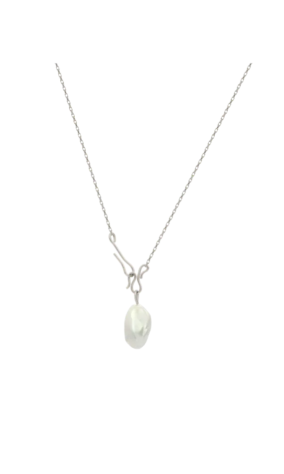 Necklaces Ourainia Pearl Pendant Faeber Studio