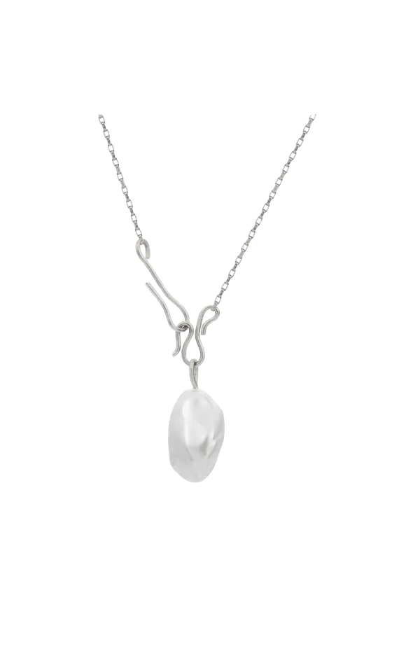 Necklaces Ourainia Pearl Pendant Faeber Studio