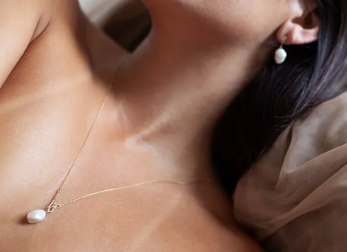 Necklaces Ourainia Pearl Pendant Faeber Studio