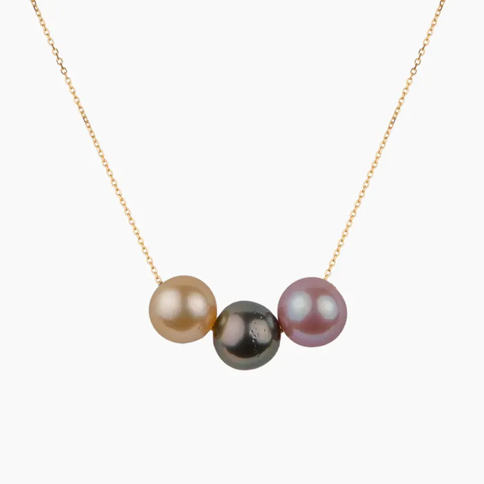MishaHawaii Necklaces Anuenue Floating Pearl Necklace