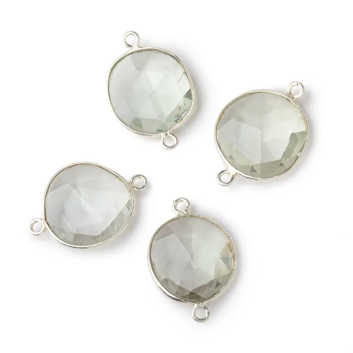 Rings Beadsofcambaycom 15x13mm Silver 925 Bezel Prasiolite Faceted Nugget Connector 4 Pieces Rings Beadsofcambaycom 15x13mm Silver 925 Bezel Prasiolite Faceted Nugget Connector 4 Pieces