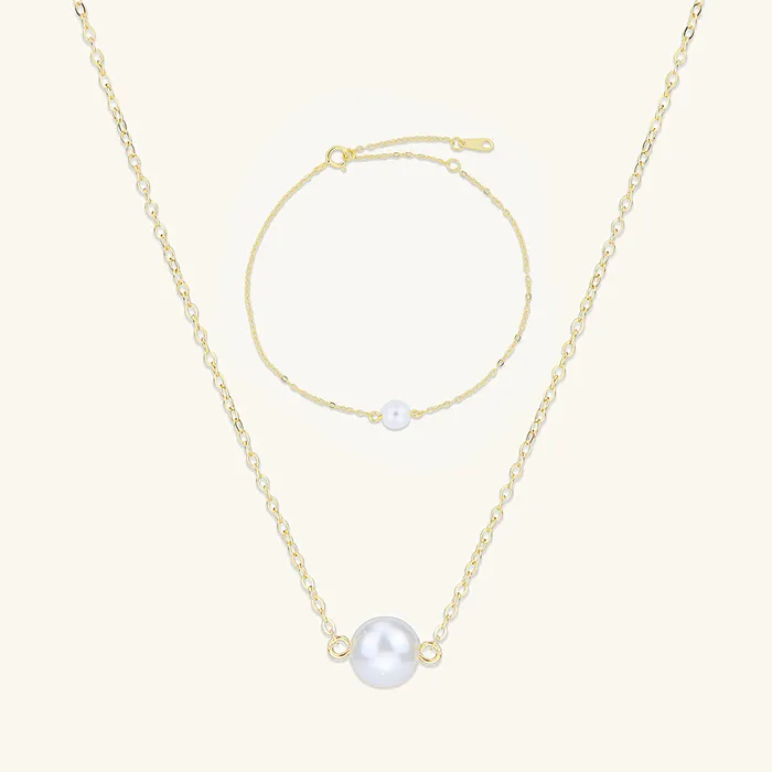Camile Stone Earrings Pearl Bundle