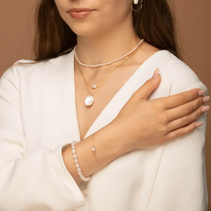 Camile Stone Earrings Pearl Bundle Camile Stone Earrings Pearl Bundle