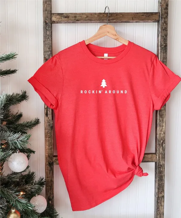 Necklaces Ocean and 7th Rockin around Christmas tree Graphic Tee