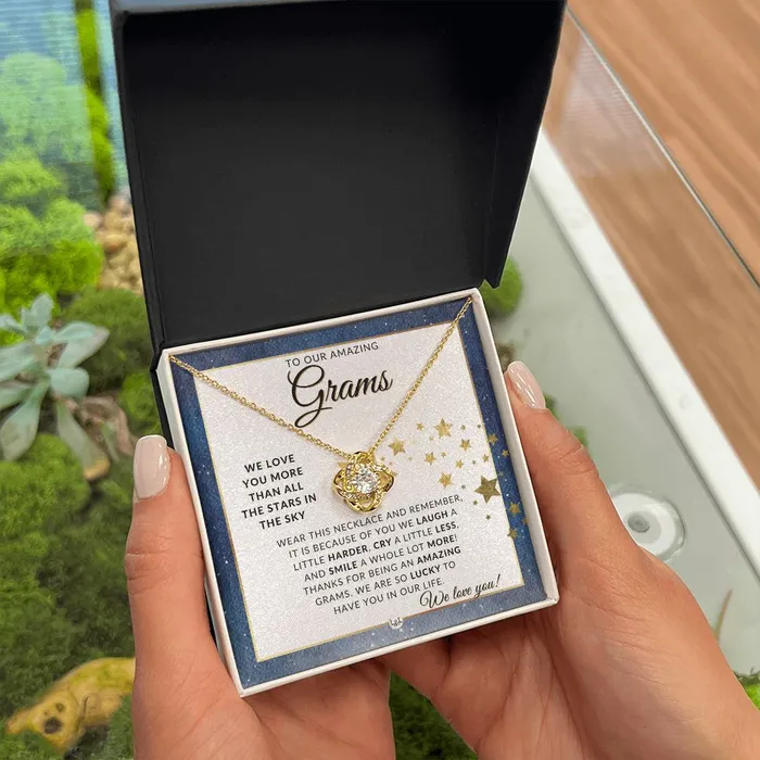 Our Grams Gift Meaningful Necklace Great For Mothers Day Christmas Her Birthday Or As An Encouragement Gift ShineOn Fulfillment Necklaces