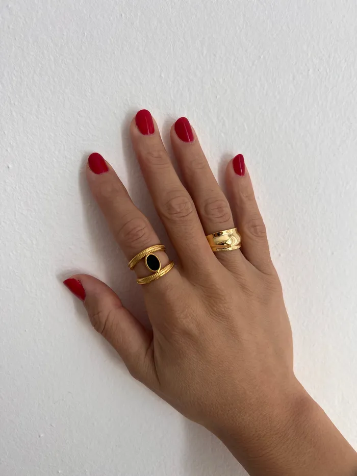pau jewelry Rings Chunky band ring