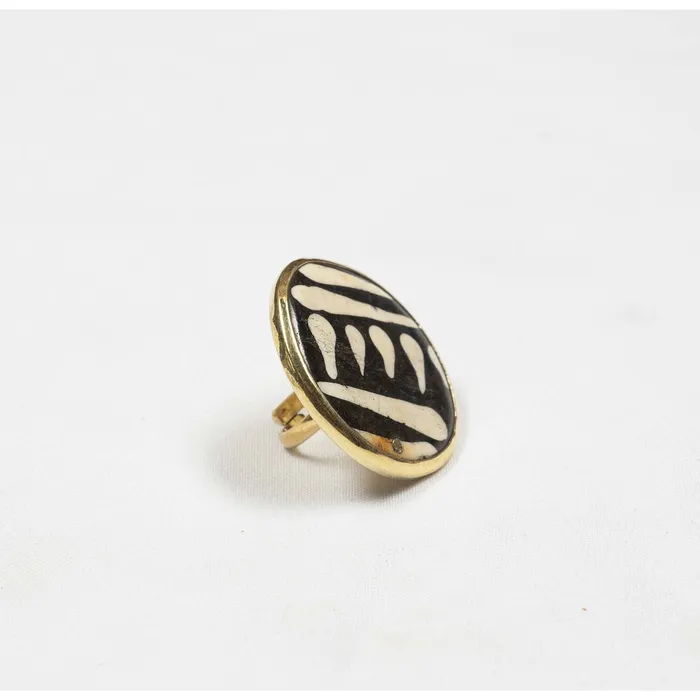 Rings African Batik Ring Mwassus Jewelry