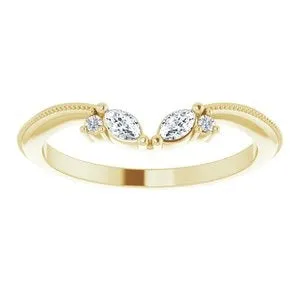STULLER Rings Ever Ever 14K Yellow Gold 12ctw Chevron Style Diamond Wedding Band STULLER Rings Ever Ever 14K Yellow Gold 12ctw Chevron Style Diamond Wedding Band