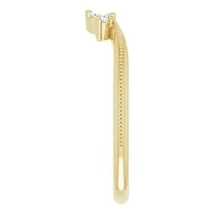 STULLER Rings Ever Ever 14K Yellow Gold 12ctw Chevron Style Diamond Wedding Band STULLER Rings Ever Ever 14K Yellow Gold 12ctw Chevron Style Diamond Wedding Band