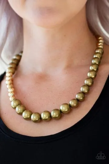 A Finishing Touch Jewelry Necklaces Paparazzi Power To The People Brass Necklace A Finishing Touch Jewelry Necklaces Paparazzi Power To The People Brass Necklace