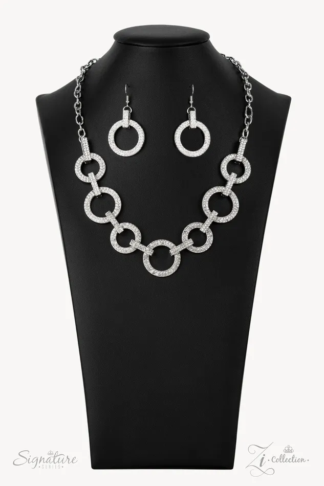 A Finishing Touch Jewelry Necklaces Paparazzi The Missy 2021 Zi Collection White Necklace