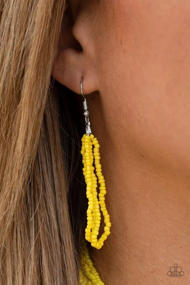 A Finishing Touch Jewelry Necklaces Paparazzi The Show Must Congo On Yellow Necklace