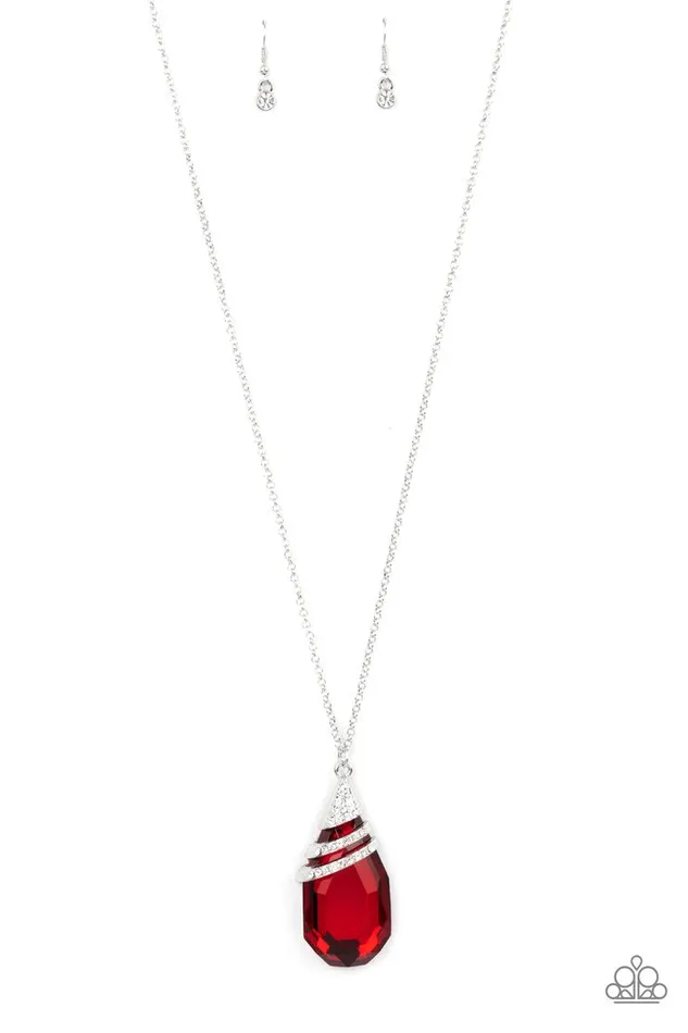 A Finishing Touch Jewelry Paparazzi Demandingly Diva Red Necklace Necklaces