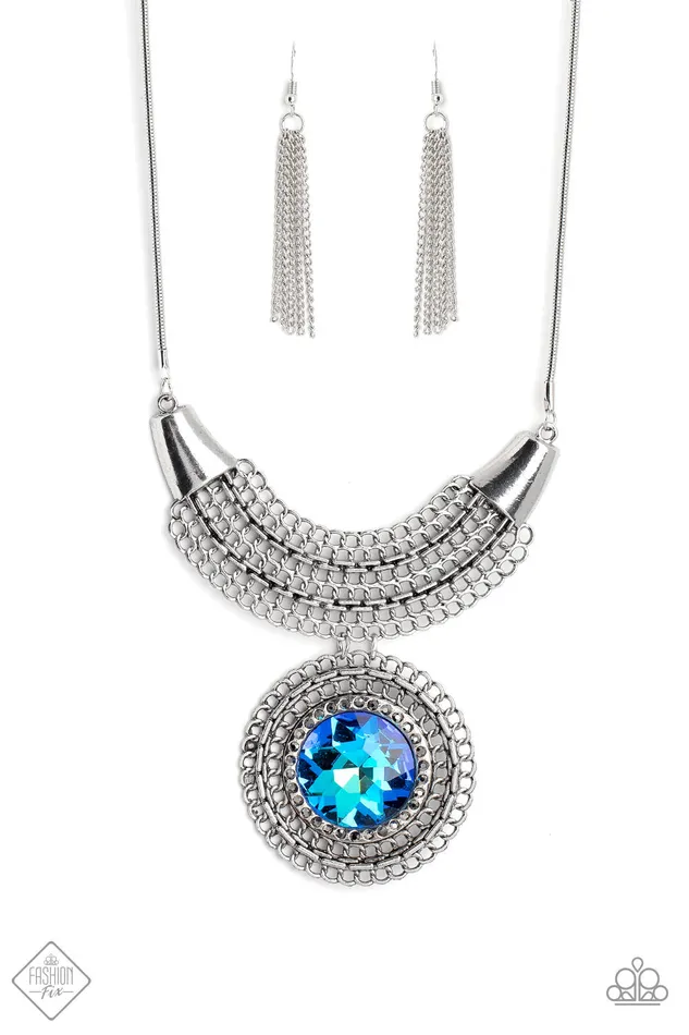 A Finishing Touch Jewelry Paparazzi Excalibur Extravagance Blue Necklace December Fashion Fix Necklaces A Finishing Touch Jewelry Paparazzi Excalibur Extravagance Blue Necklace December Fashion Fix Necklaces