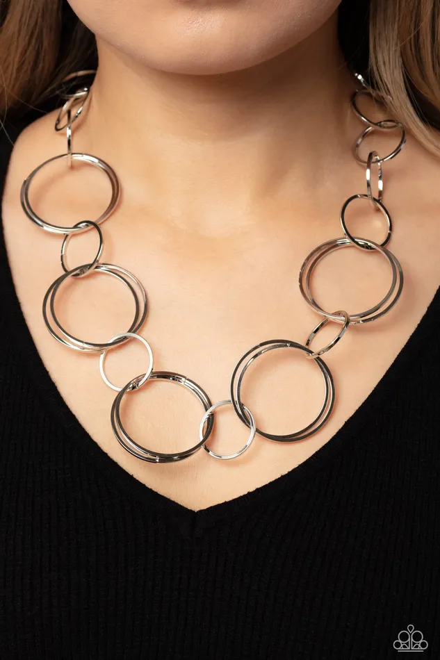 A Finishing Touch Jewelry Rings Paparazzi Shimmering Symphony Silver