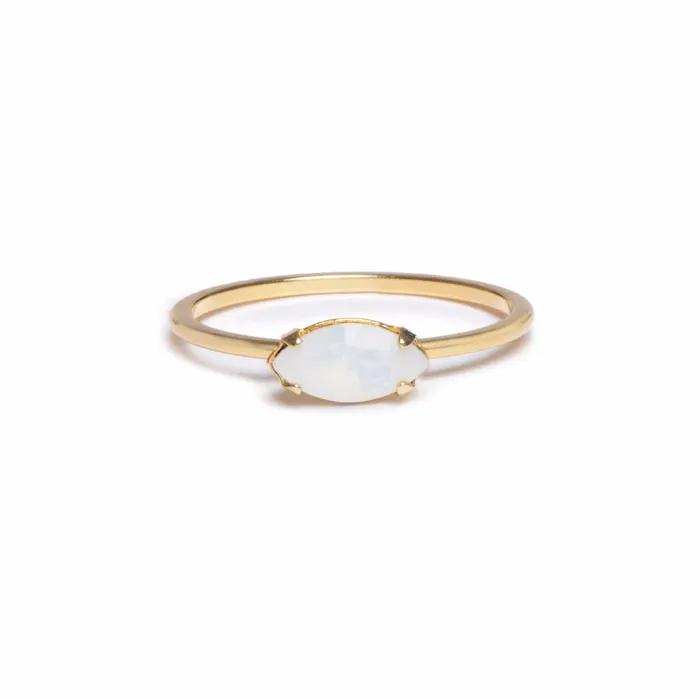 Bing Bang Rings East West Marquis Ring Opal
