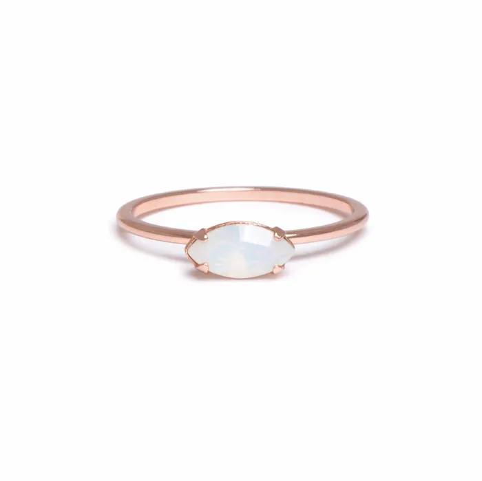 Bing Bang Rings East West Marquis Ring Opal