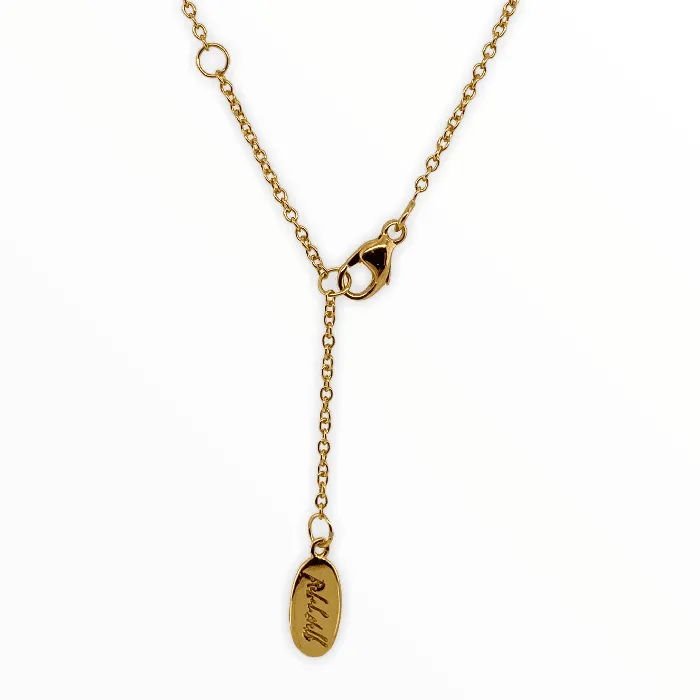 Birthstone Adrian Necklace Gold January Necklaces