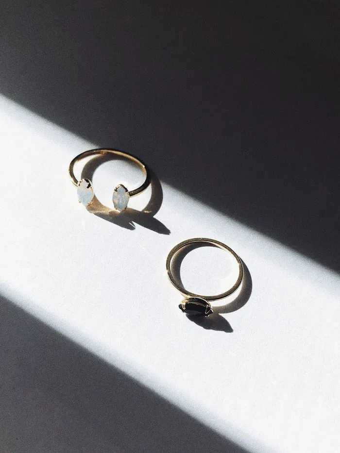Black Girls Code Rings East West Marquis Ring Jet