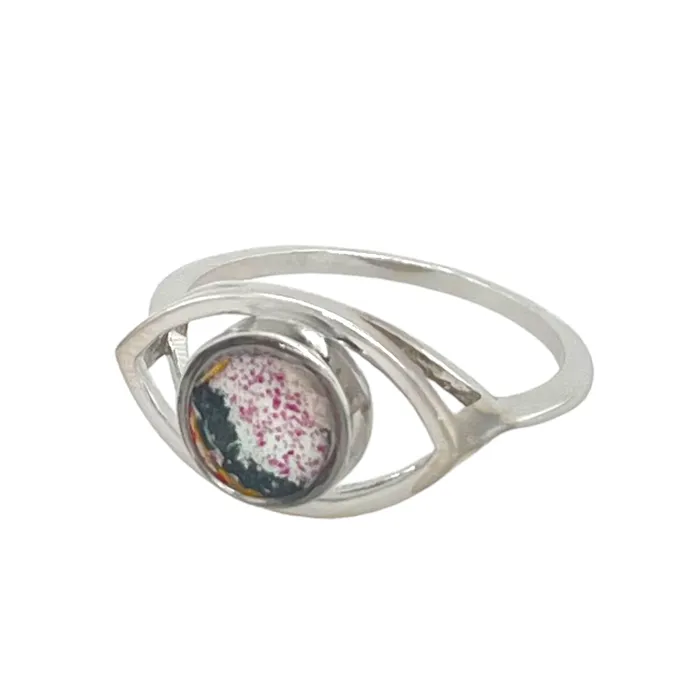 Detroit Graffiti Rings Natalie Ring Rhodium Size 7