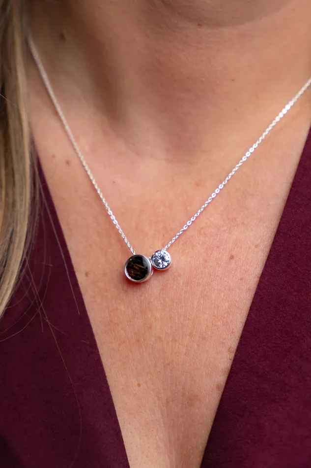 Fox Theatre Necklaces Blair Duet Necklace Silver
