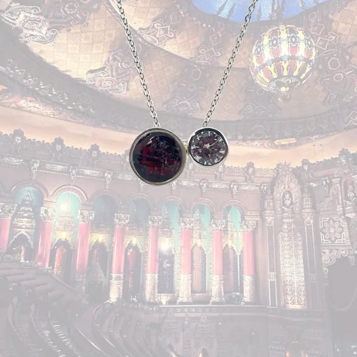 Fox Theatre Necklaces Blair Duet Necklace Silver