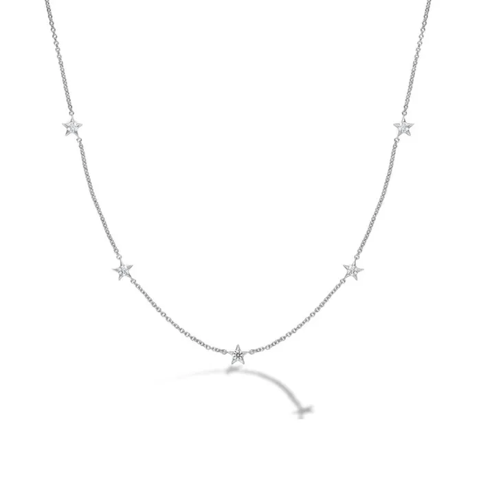 Hearts On Fire Necklaces Hearts On Fire Illa 5 Station Necklace