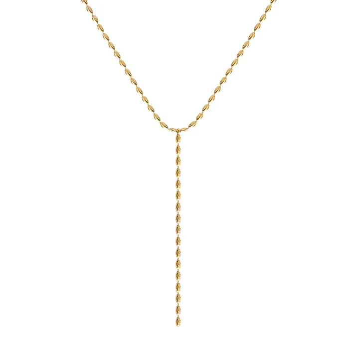 Howard Fine Jewellers Ovalina Lariat Gold Necklace Necklaces