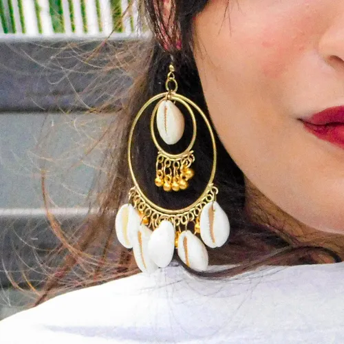 justrealdealcom Necklaces Exquisite Expressions Oxidised Jhumka DESIGN 196