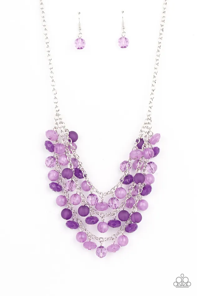 Necklaces A Finishing Touch Jewelry Paparazzi Fairytale Timelessness Purple Necklace