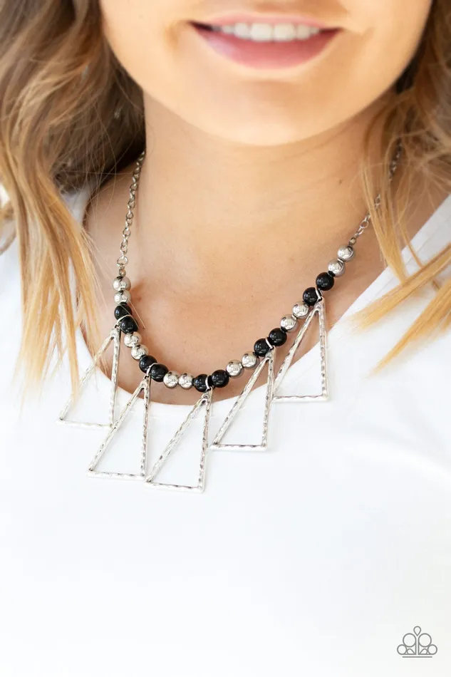 Necklaces A Finishing Touch Jewelry Paparazzi Terra Nouveau Black Necklace