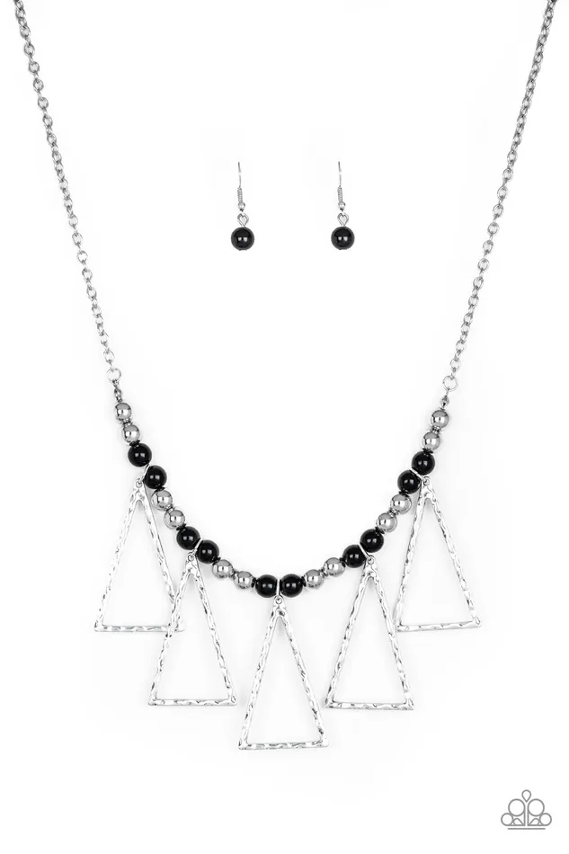 Necklaces A Finishing Touch Jewelry Paparazzi Terra Nouveau Black Necklace