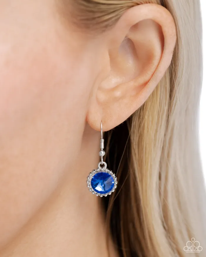 Necklaces A Finishing Touch Paparazzi Dripping in Dazzle Blue Necklace