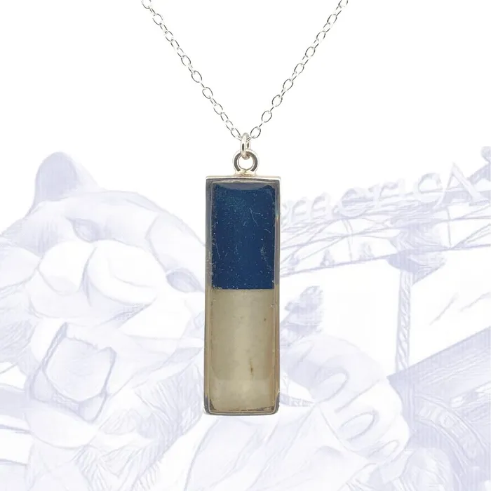 Necklaces Comerica Park Dugout Nechelle Necklace Silver