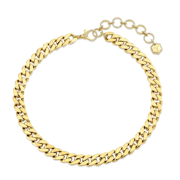 Necklaces SHAY JEWELRY READY TO SHIP SOLID GOLD FLAT ESSENTIAL LINK NECKLACE Necklaces SHAY JEWELRY READY TO SHIP SOLID GOLD FLAT ESSENTIAL LINK NECKLACE