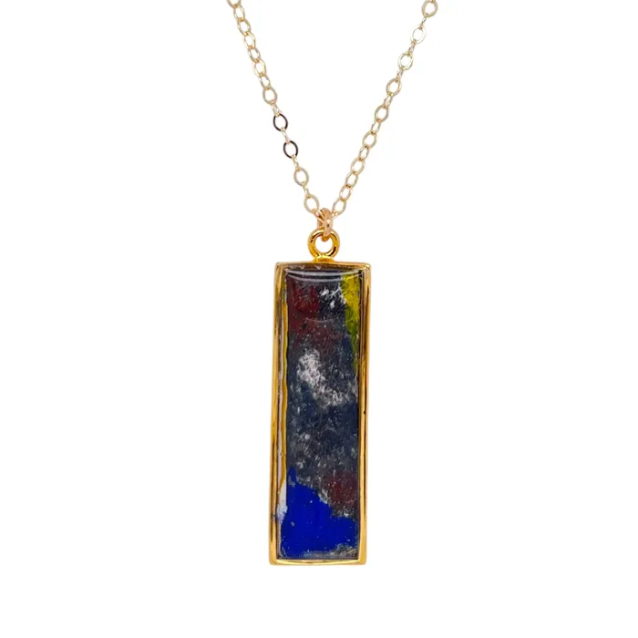 Necklaces U of M Campus Rock Nechelle Necklace Gold