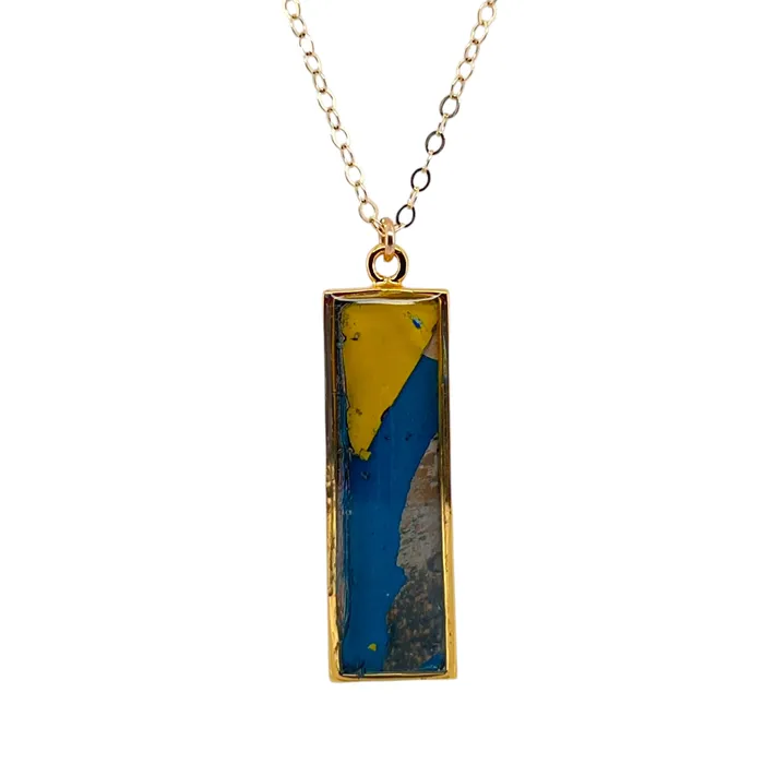 Necklaces U of M Campus Rock Nechelle Necklace Gold