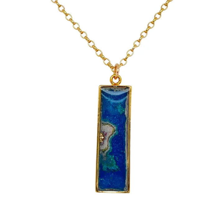 Necklaces U of M Campus Rock Nechelle Necklace Gold