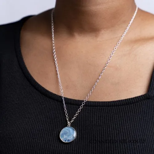 Nicole Necklace Silver Detroit Graffiti Necklaces