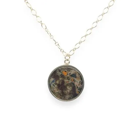 Nicole Necklace Silver Detroit Graffiti Necklaces
