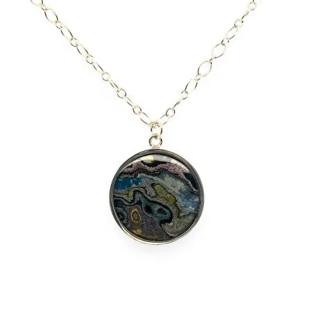 Nicole Necklace Silver Detroit Graffiti Necklaces