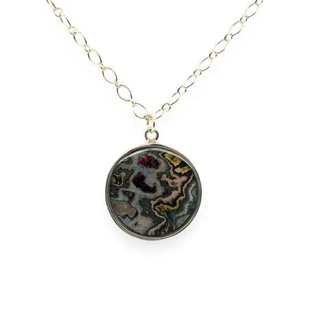 Nicole Necklace Silver Detroit Graffiti Necklaces