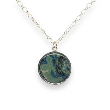 Nicole Necklace Silver Detroit Graffiti Necklaces