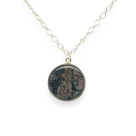 Nicole Necklace Silver Detroit Graffiti Necklaces