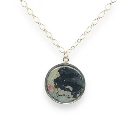 Nicole Necklace Silver Detroit Graffiti Necklaces