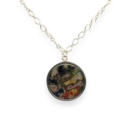 Nicole Necklace Silver Detroit Graffiti Necklaces