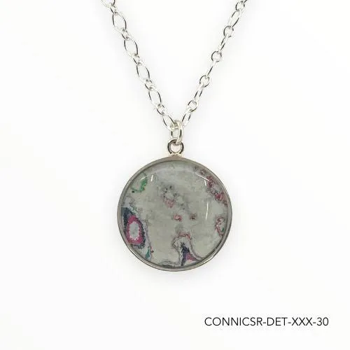 Nicole Necklace Silver Detroit Graffiti Necklaces