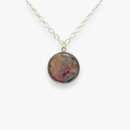 Nicole Necklace Silver Detroit Graffiti Necklaces